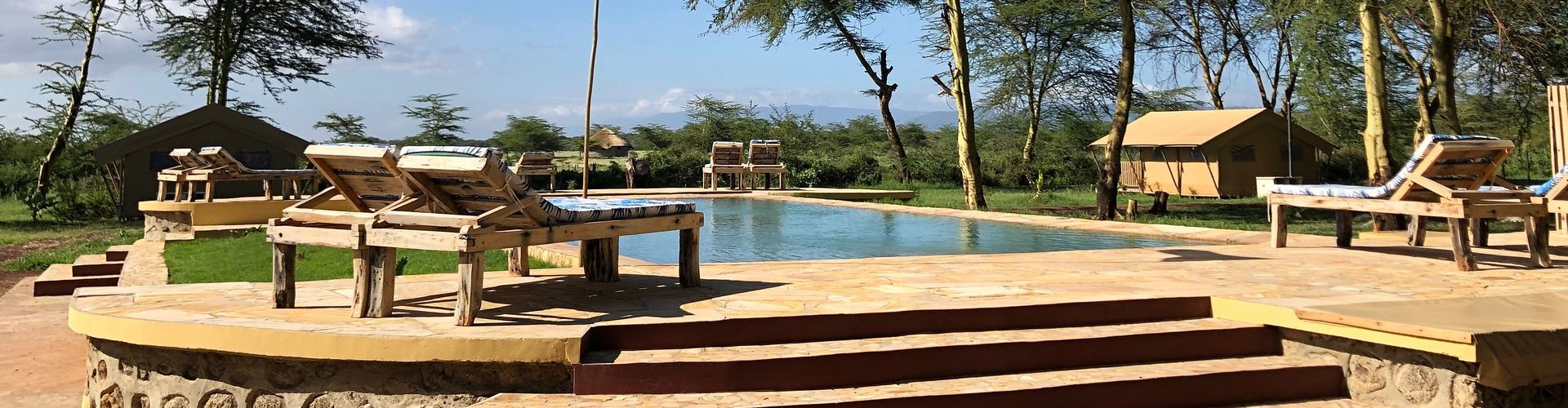 Erfrischen Sie sich in dieser Africa Safari Lodge im einladenden Swimming-Pool